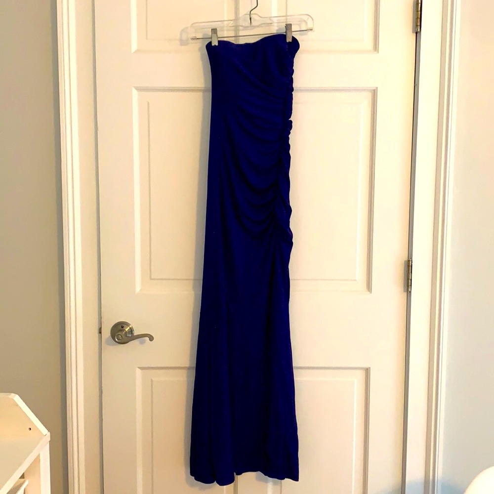 Rampage M sparkly formal ruched dress